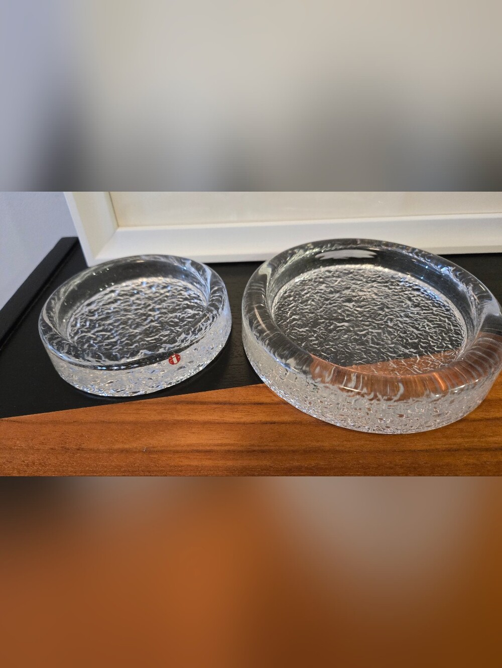 Iittala Art Glass Candleholder Bowl / Catch-all / Trays